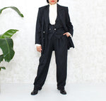1980s Three-Piece Pinstripe Suit