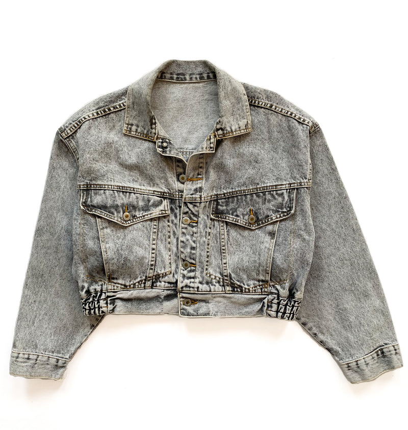 1980s Acid Wash Jean Jacket