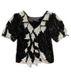 1980s Liquid Sequins Top