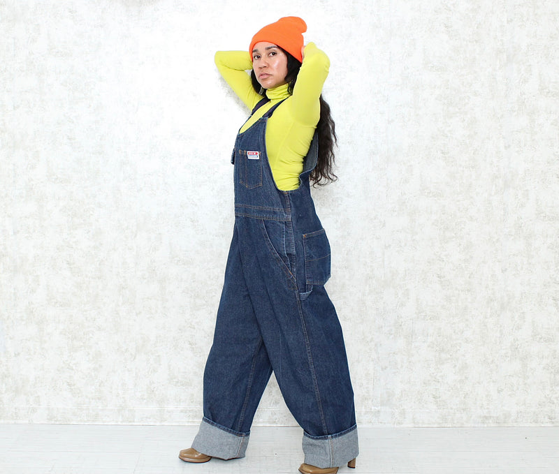 1980s Super Baggy Denim Overalls TELL THEM IT S VINTAGE