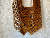 1980s Animal Print Waistcoat