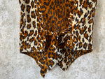 1980s Animal Print Waistcoat