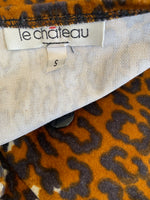 1980s Animal Print Waistcoat