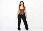 1980s Animal Print Waistcoat