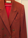 1980s Boxy Plaid Blazer