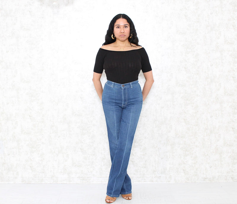 1970s High Waisted Jeans