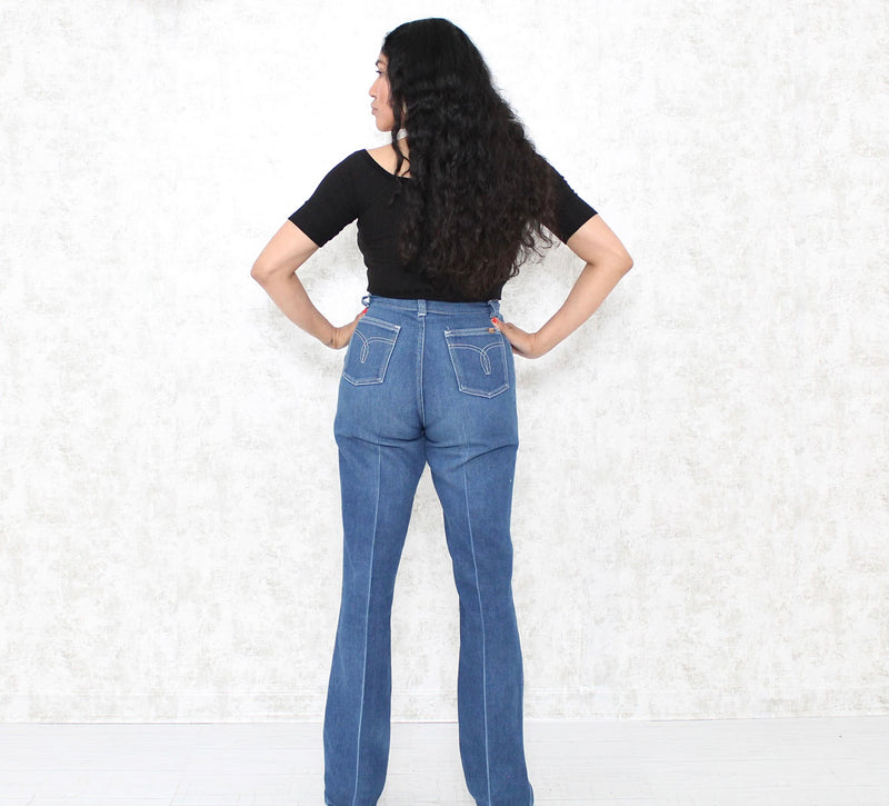 1970s High Waisted Jeans