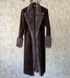 1990s Faux Fur Collar Corduroy Jacket