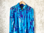 ON HOLD Y2K Sheer Abstract Blouse