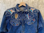 1980s Jewelled Jean Jacket