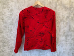 1980s Draped Silk Blouse