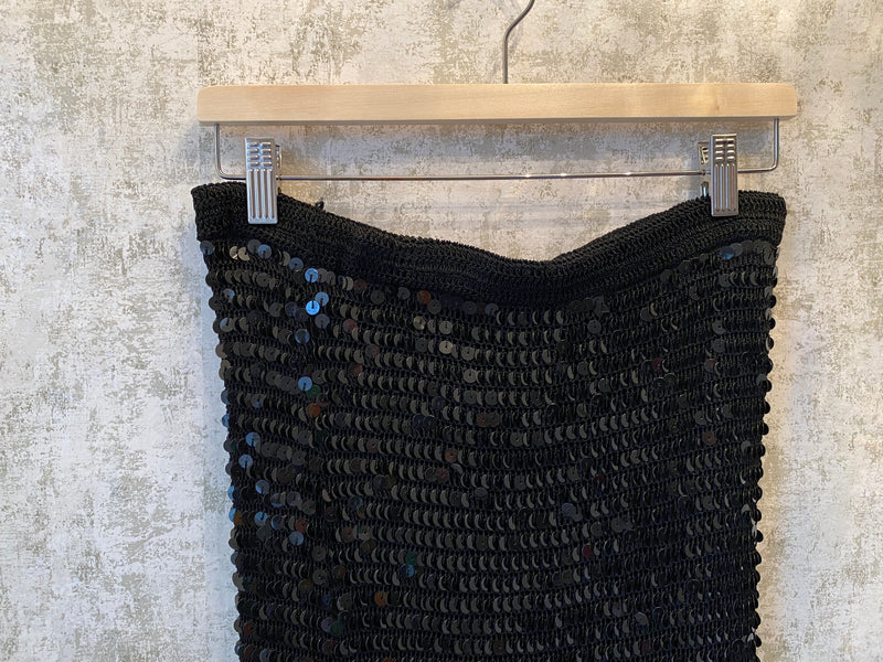 Y2K Sequins Midi Skirt