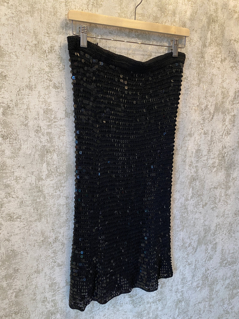 Y2K Sequins Midi Skirt