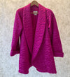 1980s Quilted Satin Jacket