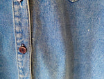 1980s Long Denim Shirt