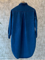 1980s Long Denim Shirt