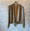 1950s Silk Tie-Up Blouse