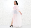 1960s Pink Chiffon Duster