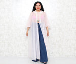 1960s Pink Chiffon Duster