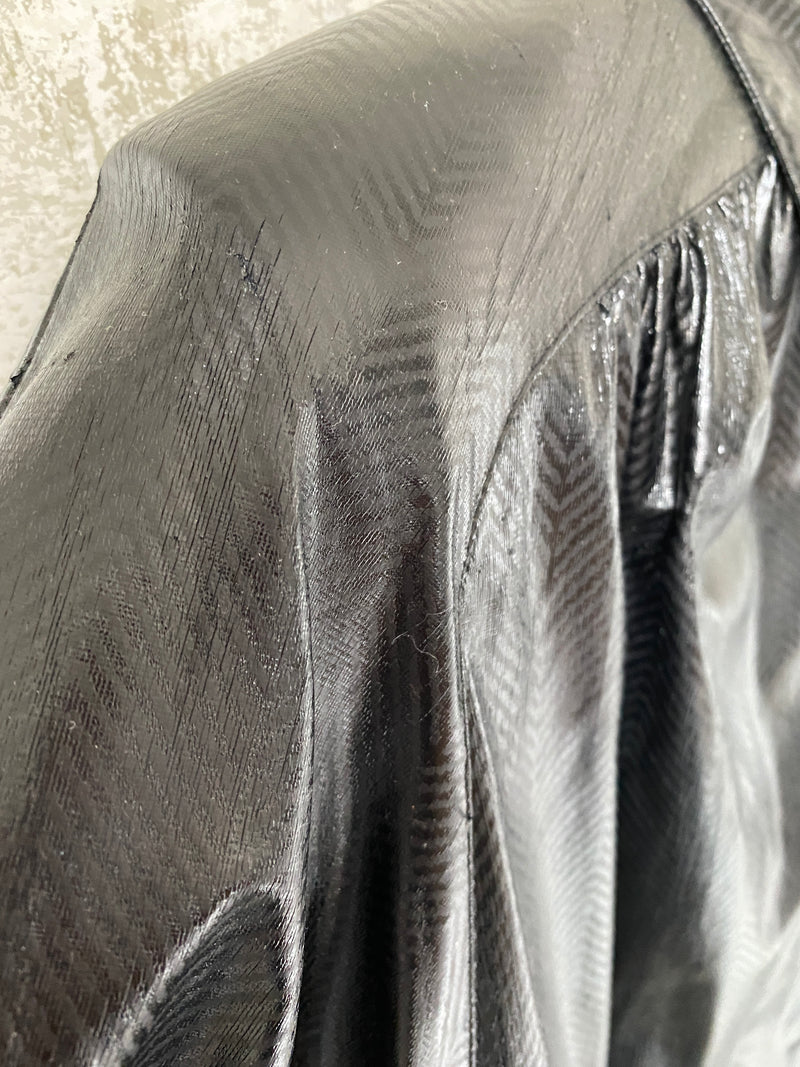 1980s Vinyl Babydoll Coat