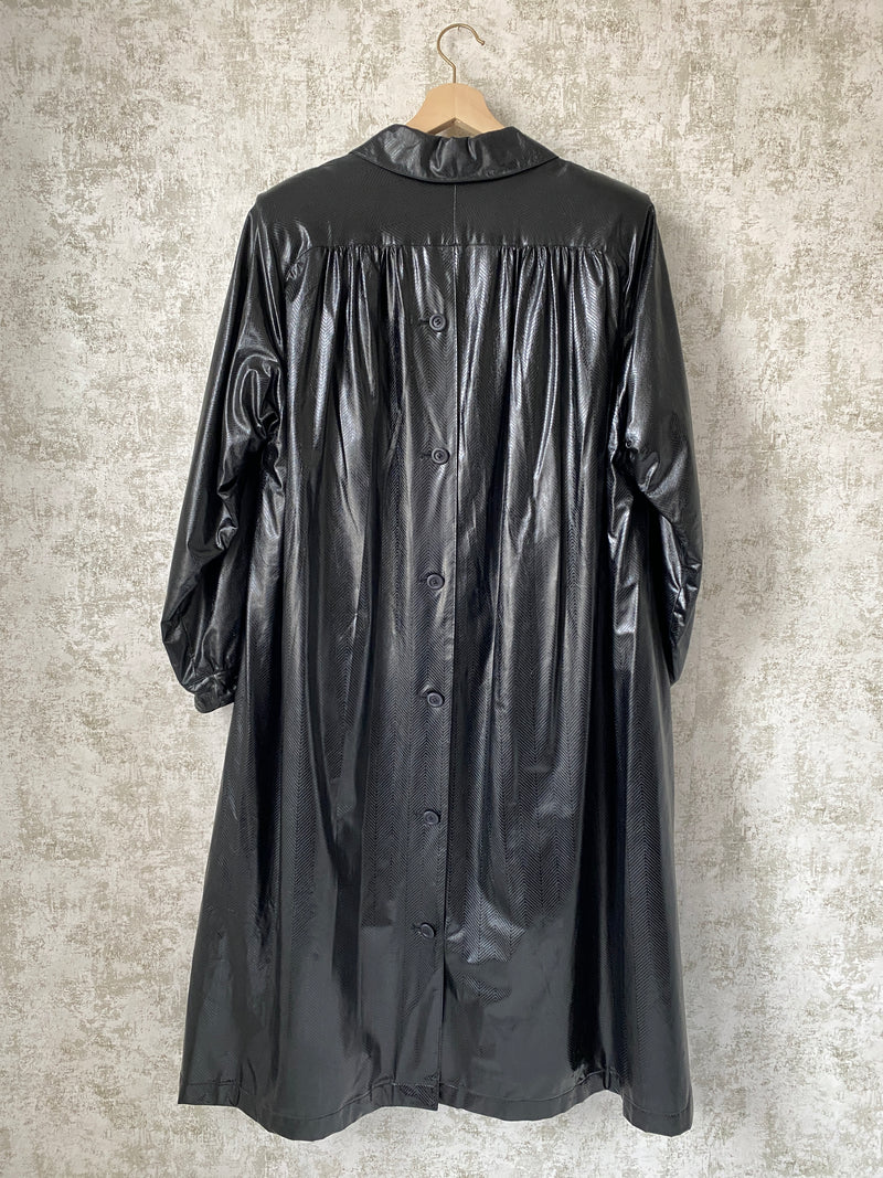 1980s Vinyl Babydoll Coat
