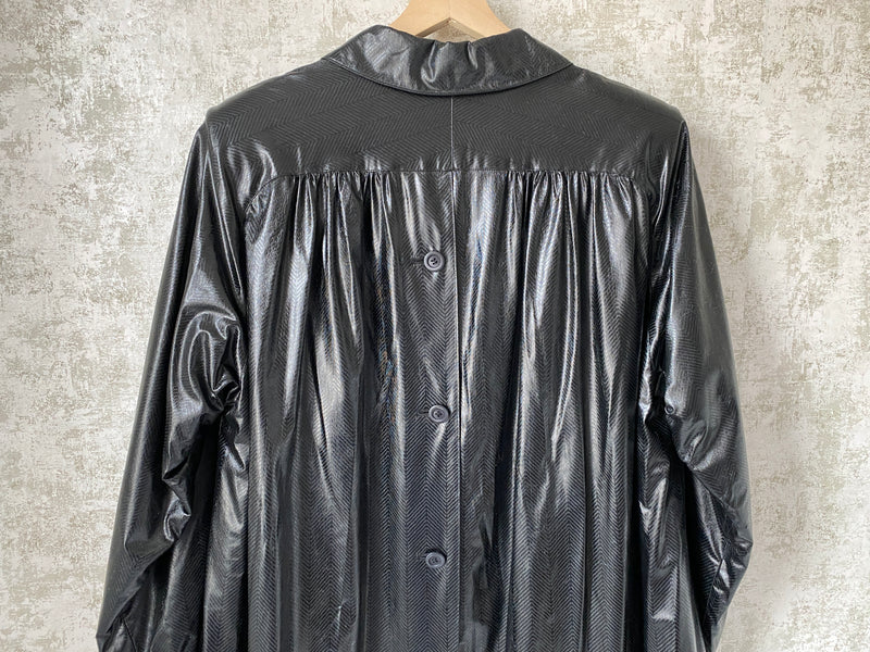 1980s Vinyl Babydoll Coat