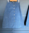 1990s Corduroy Skirt Suit