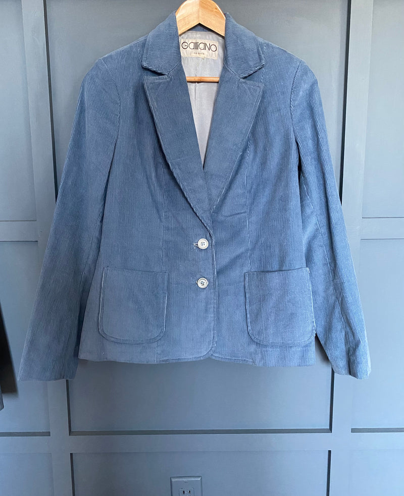 1990s Corduroy Skirt Suit