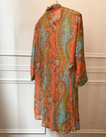 1980s Oversized Chiffon Shirt