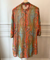1980s Oversized Chiffon Shirt