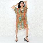 1980s Oversized Chiffon Shirt