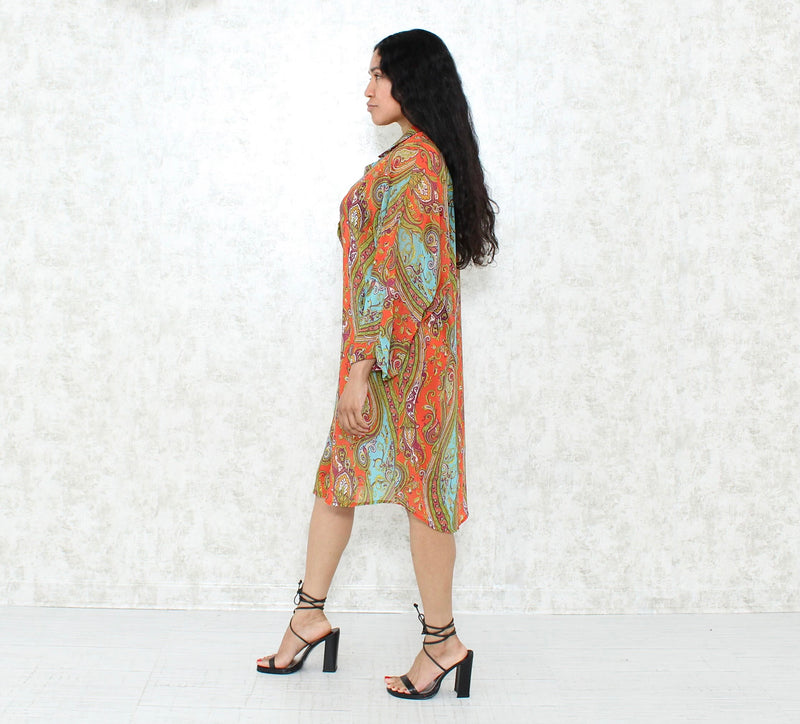 1980s Oversized Chiffon Shirt