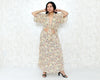 1980s Chiffon Floral Skirt-Set