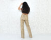 Y2K Snakeskin Leather Pants