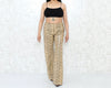 Y2K Snakeskin Leather Pants