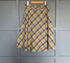 1970s Plaid Wrap Skirt