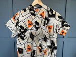 1980s Short Sleeve Abstract Shirt