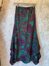 1970s Paisley Print Hankerchief Skirt