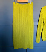 1980s Knit Sweater Skirt Set