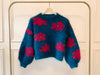 1980s Balloon Sleeve Knit Sweater