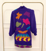 1980s Abstract Sweater Coat