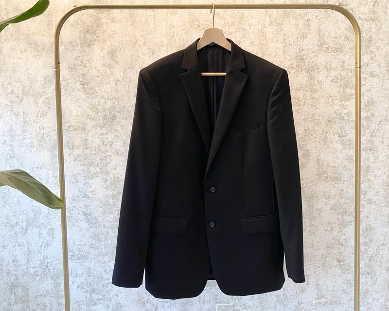 Y2K Boxy Wool Blazer