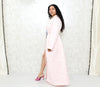 1970s Baby Pink Quilted Duster
