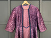1950s Purple Quilted Duster