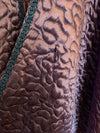 1950s Purple Quilted Duster