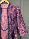 1950s Purple Quilted Duster