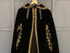 ON LAYAWAY*1960s Black Velvet Hooded Cape
