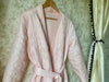 1970s Baby Pink Quilted Duster