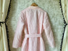 1970s Baby Pink Quilted Duster