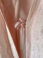 1970s Baby Pink Quilted Duster